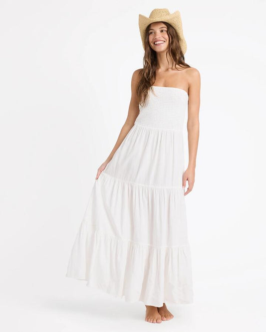 Image of Dresses. Productname: roxy - Womens Baby Mine Maxi Dress - Bone - in Bone colour by brand - roxy