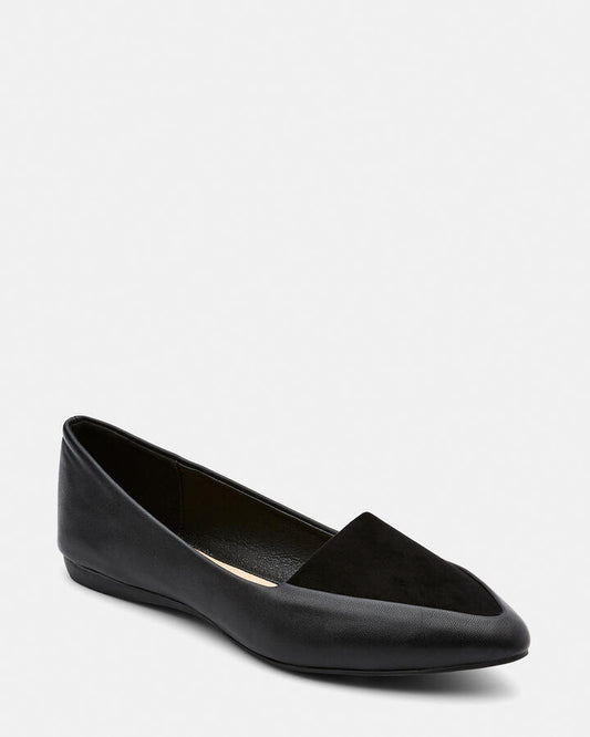 Image of Flats. Productname: Cleopatra: Black - Women's Casual Flat Closed in Black colour by brand - Novo