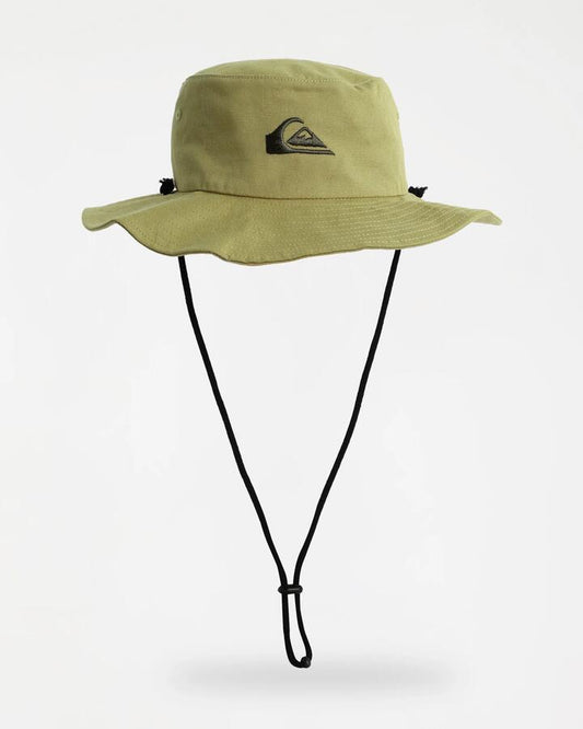 Image of Accessories. Product name - Quiksilver Mens Bushmaster Safari Boonie Khaki in Khaki colour by brand - Quiksilver