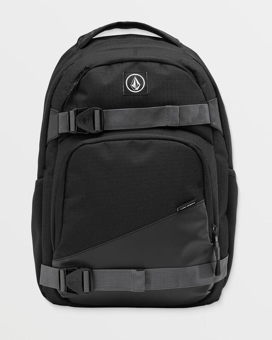 Image of Bags. Productname: Volcom - Grindstone Skate Backpack - Black - in Black colour by brand - Volcom