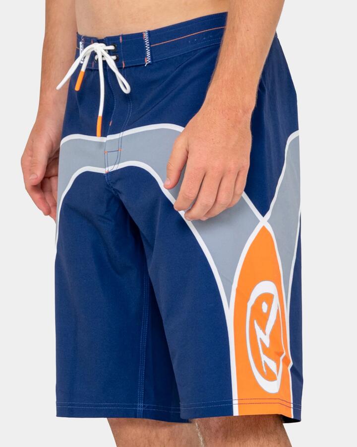 Image of Swimwear. Product name - Rusty Mens Griffin 22" Boardshorts Dark Blue in Dark Blue colour by brand - Rusty