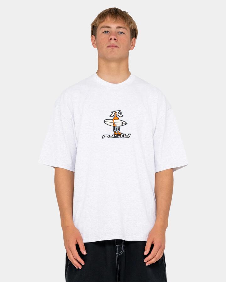 Image of T-Shirts. Product name - Rusty Mens Dr. Dot T-Shirt White in White colour by brand - Rusty
