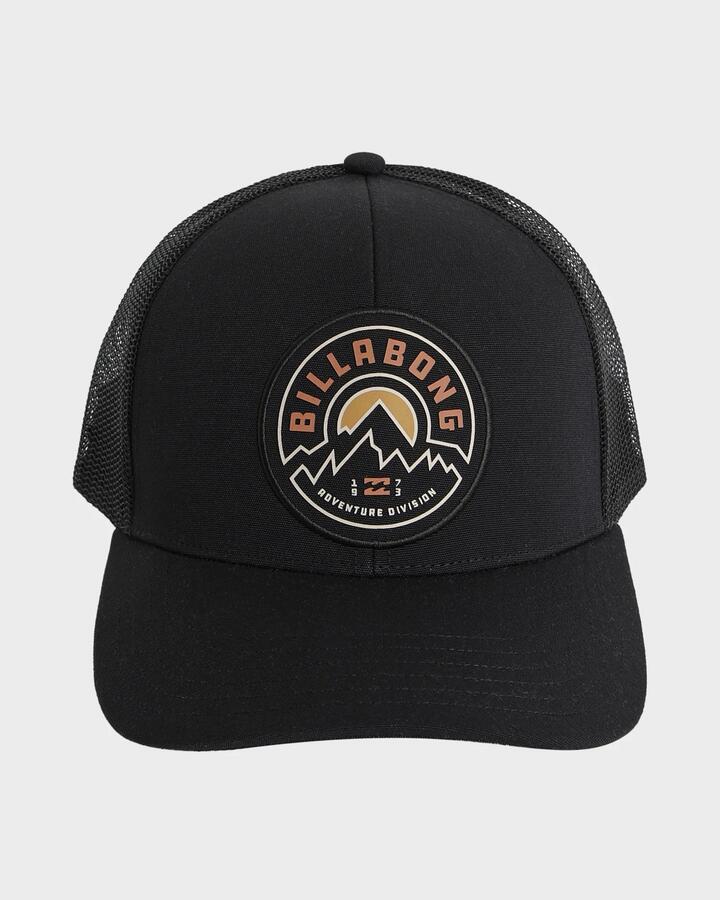 Image of Hats. Productname: billabong - Mens Adiv Rockies Trucker Cap - Black - in Black colour by brand - billabong