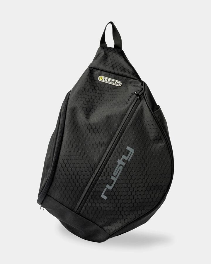 Image of Bags. Productname: rusty - Voltage Sling Bag - Black / Sulphur - in Black / Sulphur colour by brand - rusty
