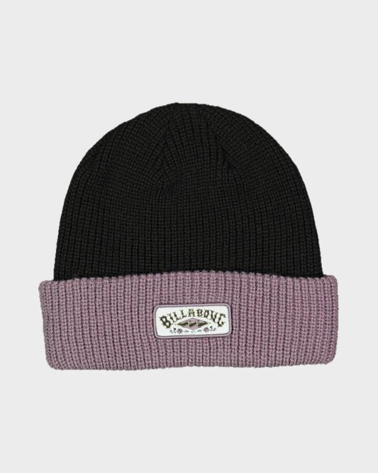 Image of Hats. Productname: billabong - Mens Heritage Arch Beanie - Black - in Black colour by brand - billabong