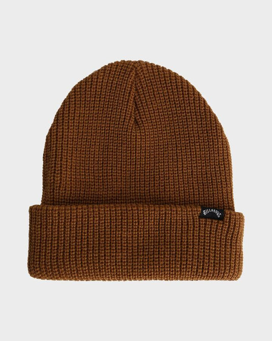 Image of Hats. Productname: billabong - Mens Arcade Beanie - Tobacco - in Tobacco colour by brand - billabong