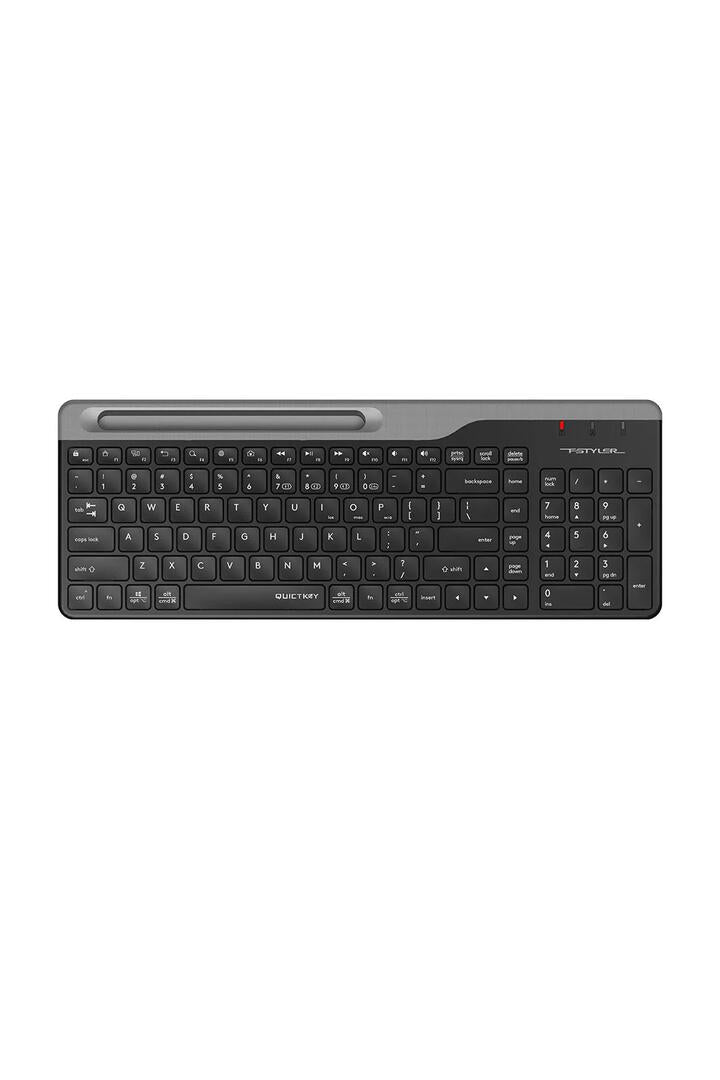 Image of Electronics Accessories. Productname: A4Tech FBK25 Black TKL Dual-Mode Wireless Keyboard in Black colour by brand - A4Tech