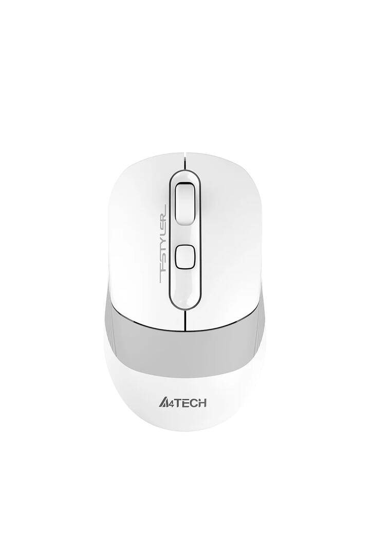 Image of Electronics Accessories. Productname: A4Tech FB10CS Grayish White Compact Silent Office Mouse in Grayish White colour by brand - A4Tech