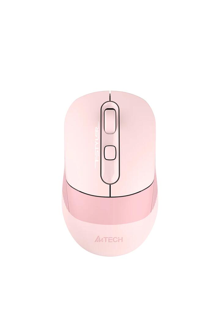Image of Electronics Accessories. Productname: A4Tech FB10CS Baby Pink Compact Silent Office Mouse in Baby Pink colour by brand - A4Tech