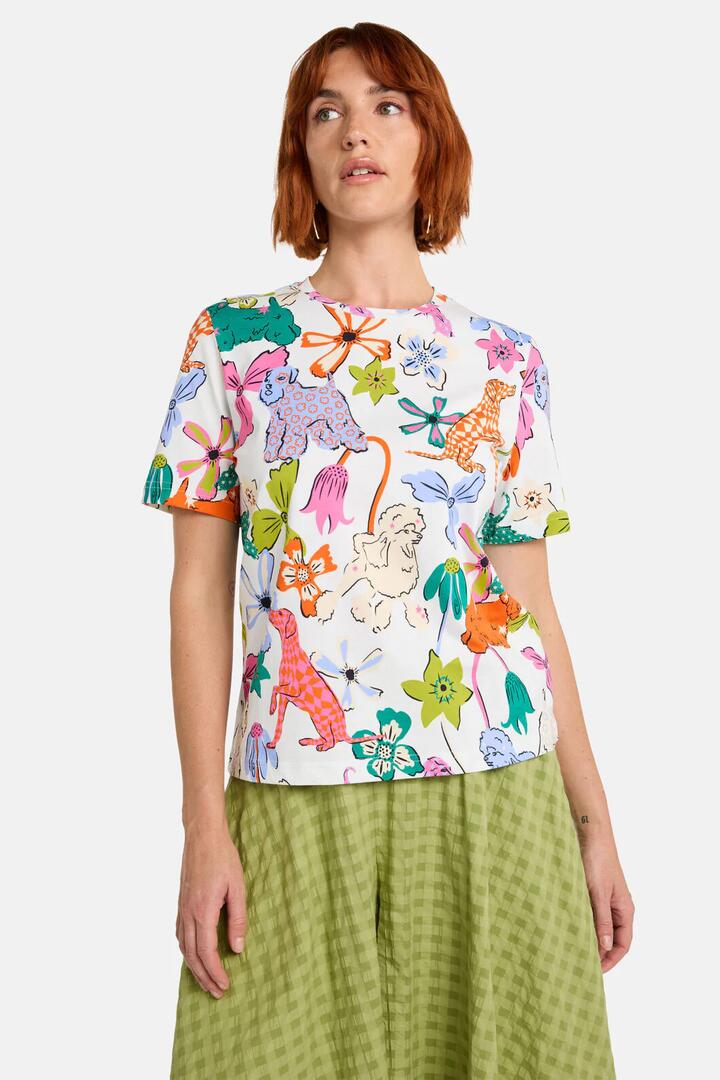 Image of T-Shirts. Product name - So Fetch Print Classic Tee in Print colour by brand - Gorman