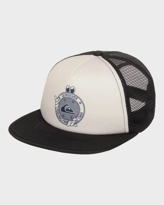 Image of Hats. Product name - Quiksilver Boys 2-7 Classic Foam Cap Black in Black colour by brand - Quiksilver