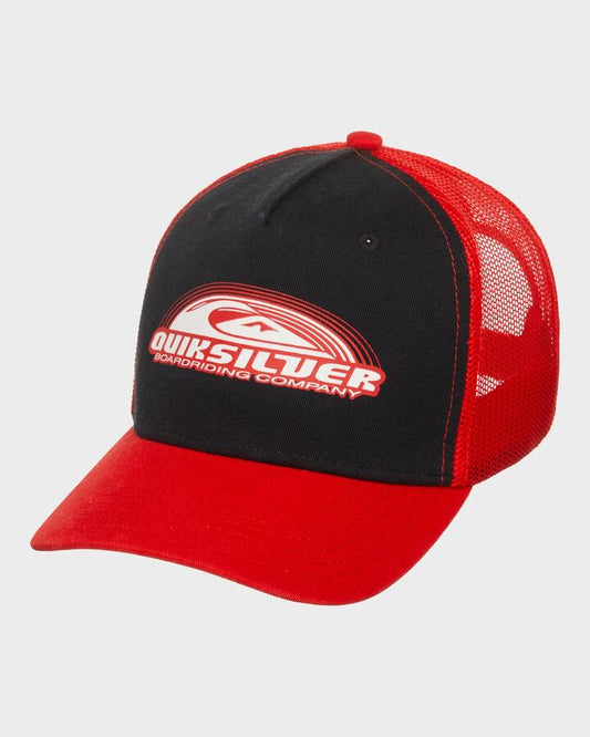 Image of Hats. Productname: quiksilver Boys 8-16 Decades Cotton Cap Salsa - in Salsa colour by brand - Quiksilver