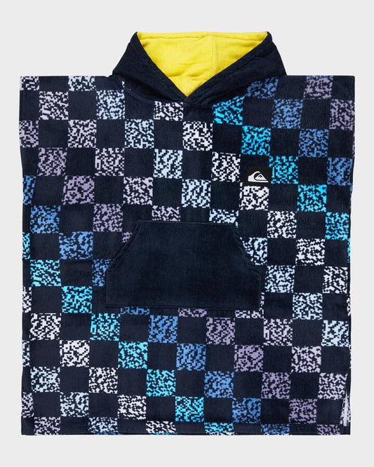 Image of Towels. Product name - Quiksilver Boys 8-16 Hooded Towel Dark Navy Next Gen in Dark Navy Next Gen colour by brand - Quiksilver
