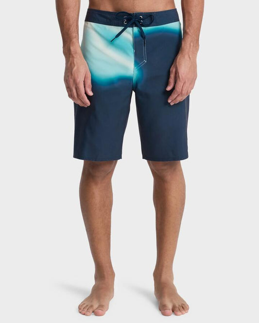Image of Swimwear. Productname: quiksilver - Mens Surfwash 17" Boardshorts - Dark Navy Thermofade - in Dark Navy Thermofade colour by brand - quiksilver