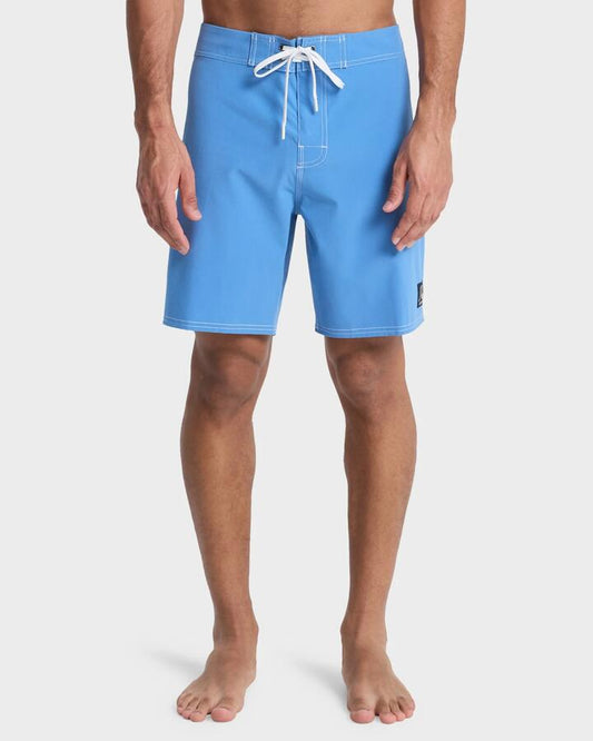 Image of Swimwear. Product name - Quiksilver Mens Original Straight Leg 18" Boardshorts Riviera in Riviera colour by brand - Quiksilver