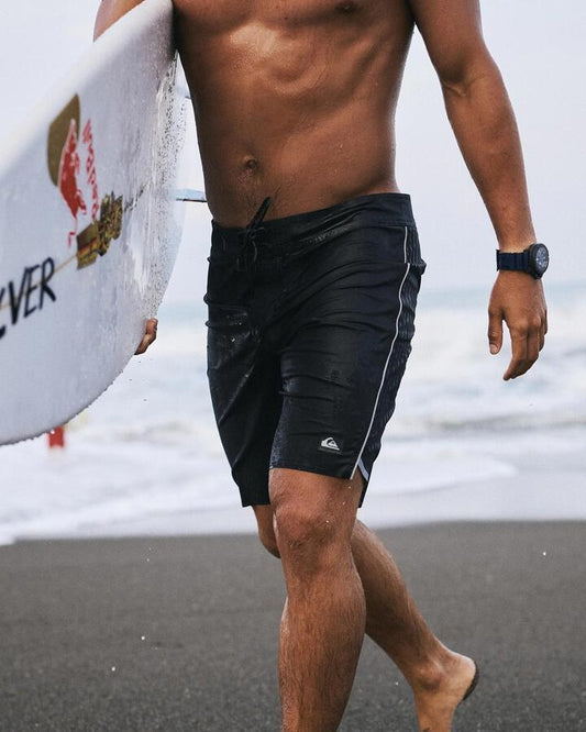 Image of Swimwear. Productname: quiksilver Mens Highline Pro 20" Boardshorts Black - in Black colour by brand - Quiksilver