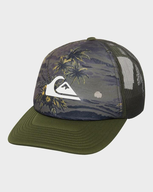 Image of Hats. Productname: quiksilver Mens Classic Foam Cap Camo Print Crucial Battle - in Camo Print Crucial Battle colour by brand - Quiksilver