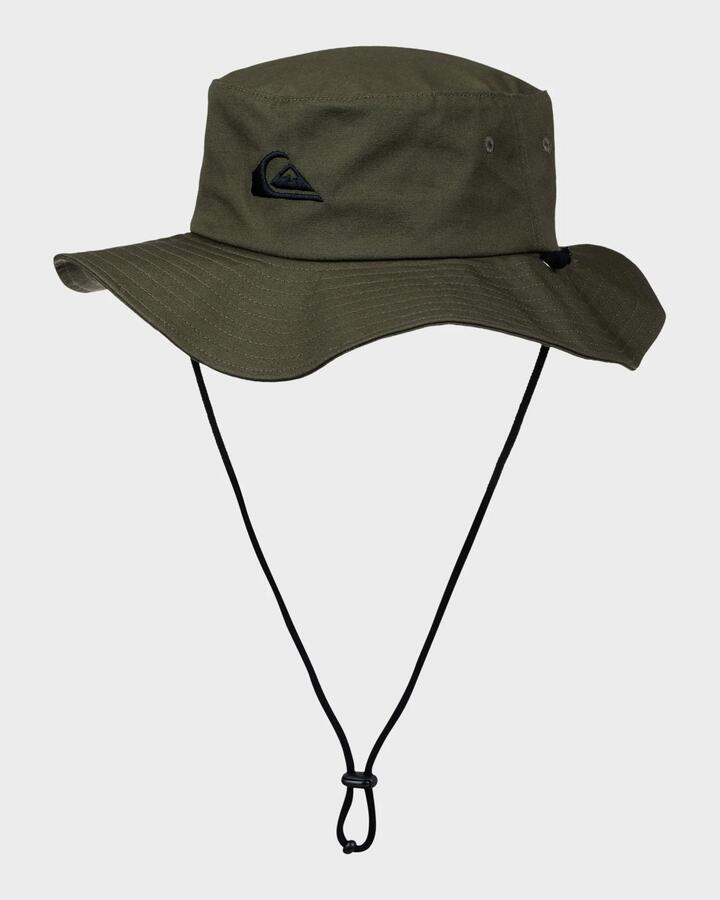 Image of Hats. Product name - Quiksilver Mens Bushmaster Safari Boonie Hat Grape Leaf in Grape Leaf colour by brand - Quiksilver