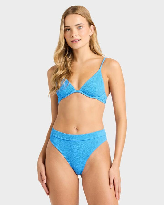 Image of Swimwear. Productname: billabong Womens Rising Tide Ree Triangle Bikini Top True Blue - in True Blue colour by brand - Billabong