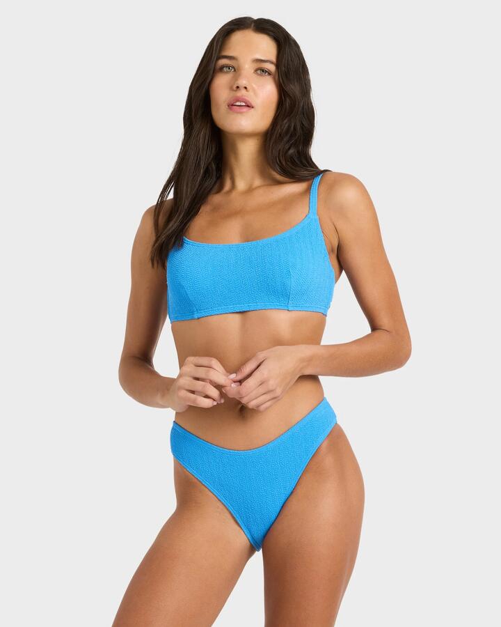 Image of Swimwear. Productname: billabong Womens Rising Tide Mia Tank Bikini Top True Blue - in True Blue colour by brand - Billabong
