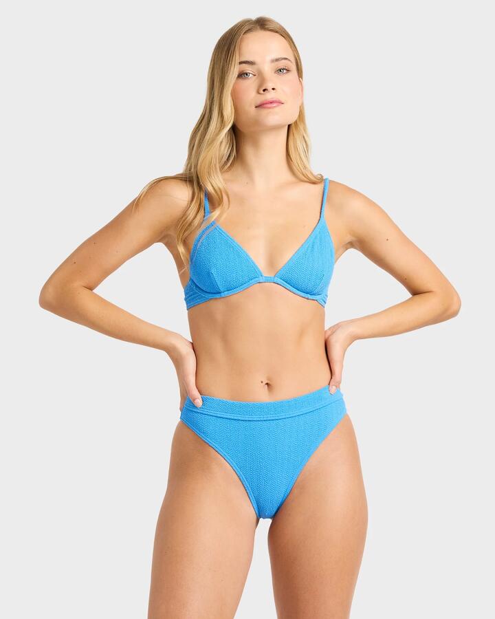 Image of Swimwear. Productname: billabong Womens Rising Tide Mau Medium Bikini Bottom True Blue - in True Blue colour by brand - Billabong