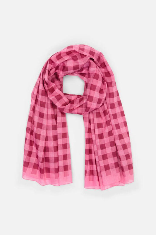 Image of Swimwear. Productname: Margot Check Cotton Sarong in Pink colour by brand - Princess Highway