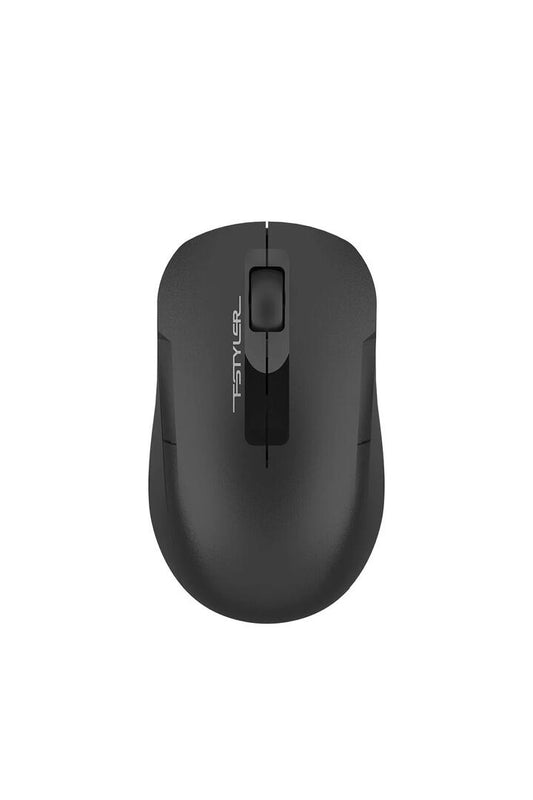 Image of Electronics Accessories. Productname: A4Tech FG15CS Air2 Black Compact Dual-Mode Silent Wireless Mouse in Black colour by brand - A4Tech