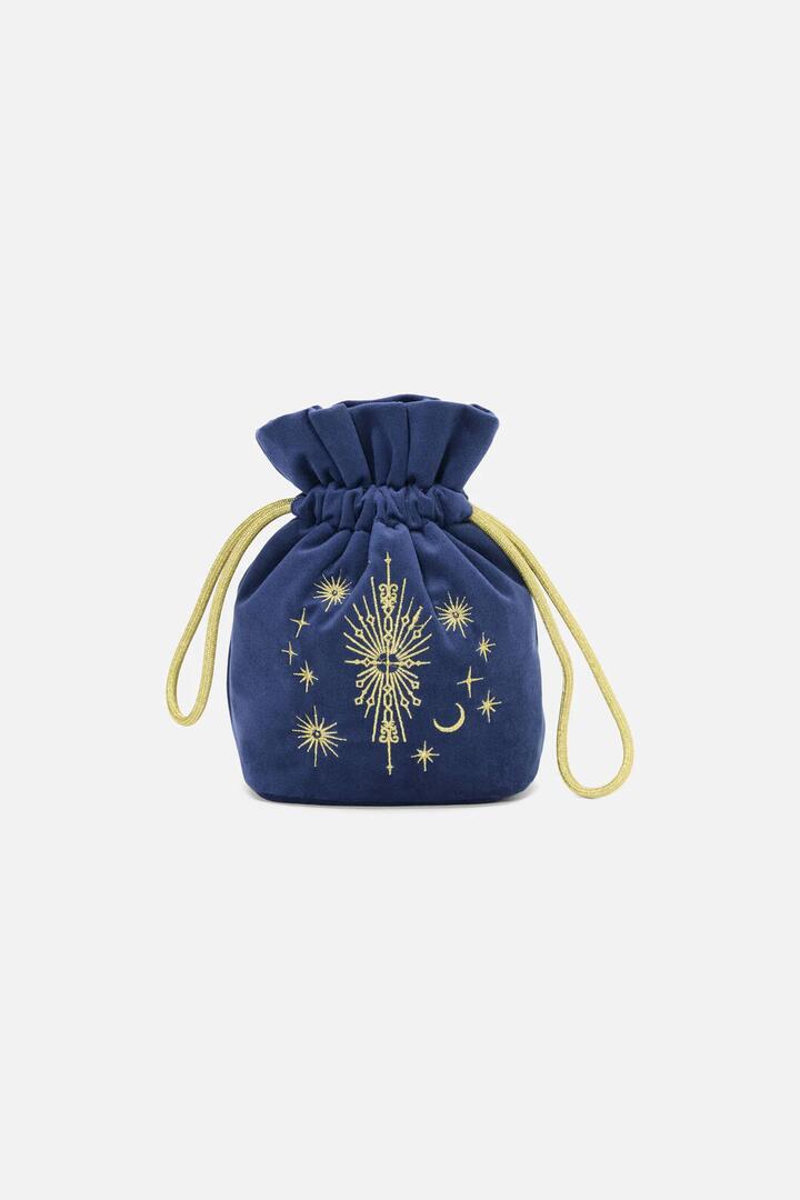 Image of Bags. Productname: Whimsy Pouch in Navy colour by brand - Black Friday