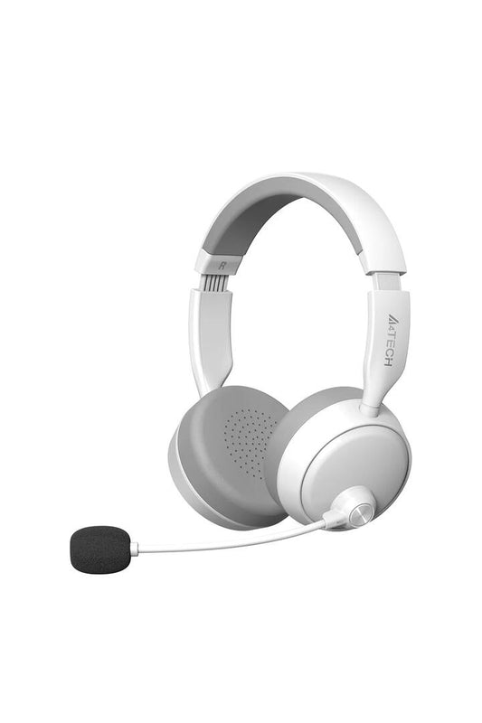 Image of Others. Productname: A4Tech BH235 White Over-Ear Wireless Noise-Cancelling Bluetooth Headset in White colour by brand - A4Tech