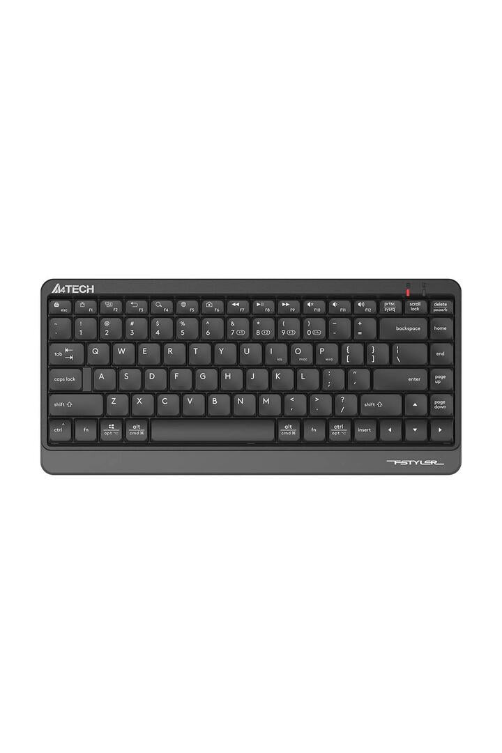 Image of Electronics Accessories. Productname: A4Tech FBK11 Grey Compact Dual-Mode Wireless Keyboard in Grey colour by brand - A4Tech