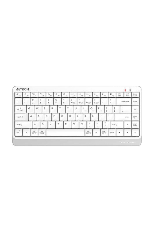 Image of Electronics Accessories. Productname: FBK11 Dual Mode Compact Keyboard (White) in White colour by brand - A4Tech