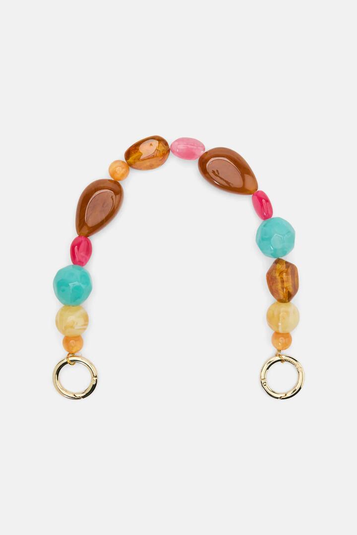 Image of Jewelry. Product name - Jumble Beaded Bag Strap in Multi colour by brand - Gorman