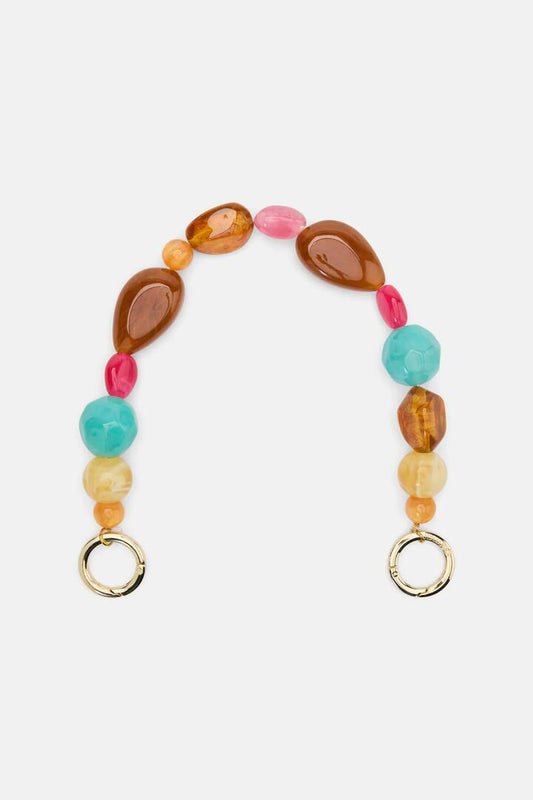 Image of Jewelry. Product name - Jumble Beaded Bag Strap in Multi colour by brand - Gorman
