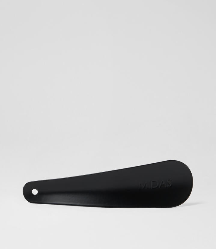 Image of Shoes. Productname: Medium Shoe Horn Matt Black in Colourless colour by brand - MIDAS