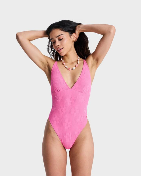 Image of Swimwear. Productname: roxy Womens Roxy Paradise One Piece Swimsuit Sangria Sunset - in Sangria Sunset colour by brand - Roxy