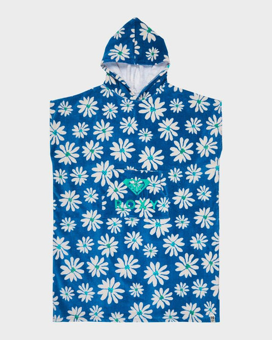 Image of Accessories. Productname: roxy Womens Stay Magical Hooded Towel Coconut Milk Flower Soul - in Coconut Milk Flower Soul colour by brand - Roxy