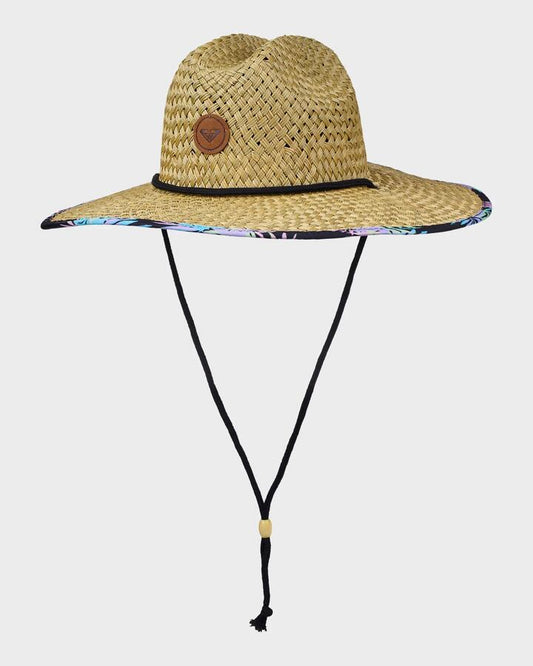 Image of Hats. Productname: roxy Girls 6-16 Rg Pina To My Colada Sun Hat Anthracite Aquarella Active Rg - in Anthracite Aquarella Active Rg colour by brand - Roxy