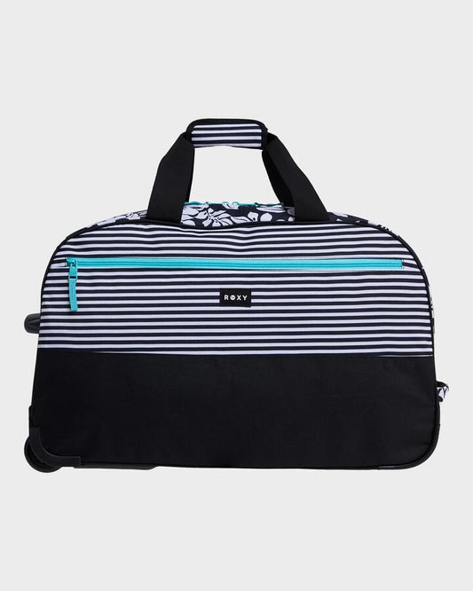 Image of Bags. Product name - Roxy Womens Feel It All 43L Duffle Anthracite The Mo in Anthracite The Mo colour by brand - Roxy