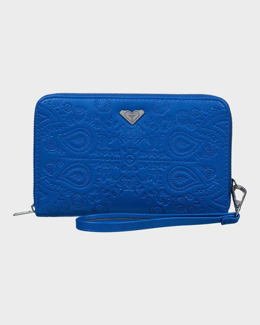Image of Wallets & Money Clips. Productname: roxy - Womens Back In Brooklyn Leather Wallet - Dutch Blue - in Dutch Blue colour by brand - roxy