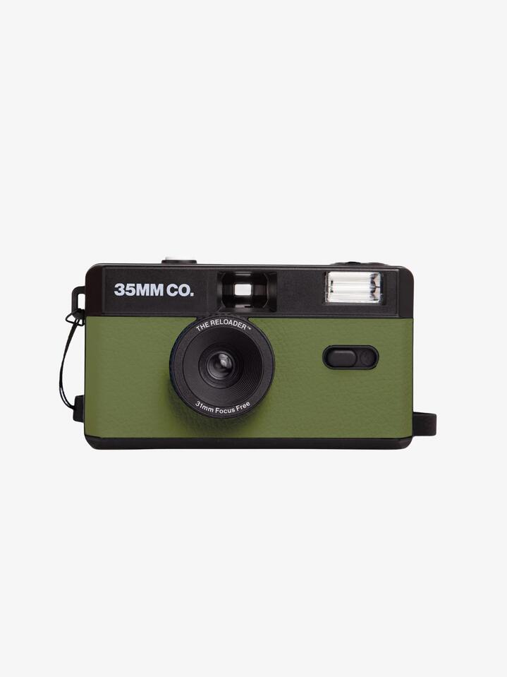 Image of Accessories. Productname: 35MM CO The Reloader Reusable Film Camera ONE SIZE Olive Martini in Olive Martini colour by brand - 35MM CO
