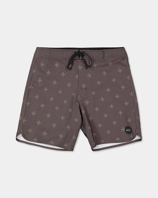 Image of Swimwear. Product name - RVCA Mens Northen 18" Boardshorts Pirate Black in Pirate Black colour by brand - RVCA
