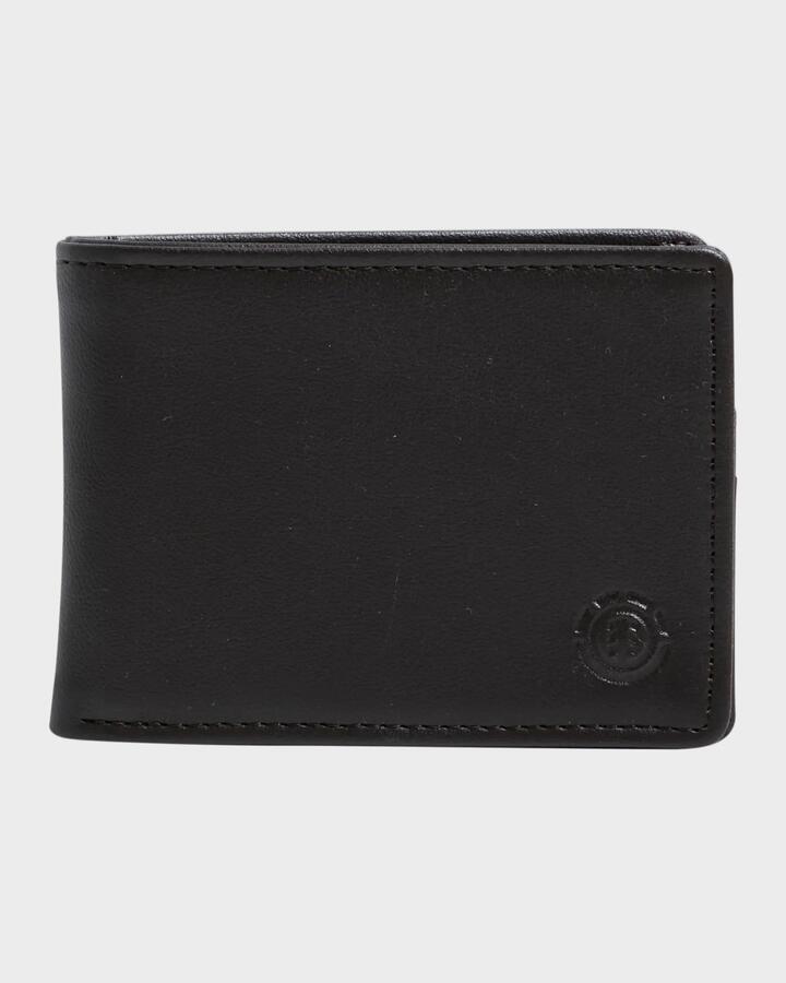 Image of Wallets & Money Clips. Product name - Element Mens Corpo Leather Bi-Fold Wallet Chocolate in Chocolate colour by brand - Element