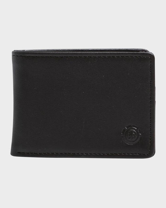 Image of Wallets & Money Clips. Product name - Element Mens Corpo Leather Bi-Fold Wallet Chocolate in Chocolate colour by brand - Element