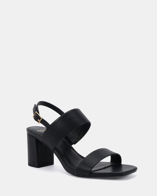 Image of Heels. Productname: Monica: Black - Women's Strappy - High Heel in Black colour by brand - Novo