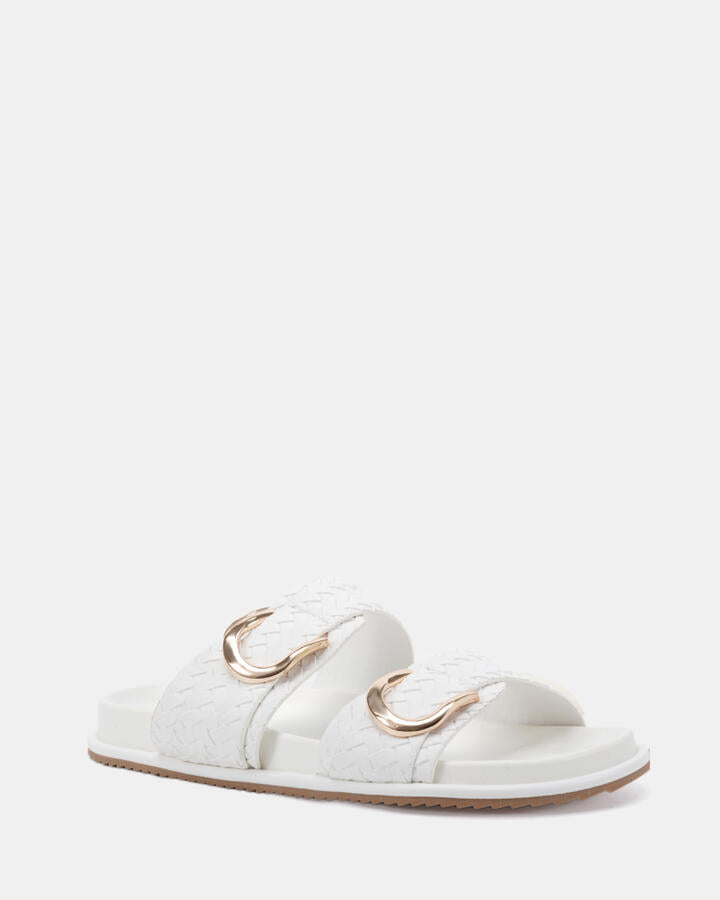 Image of Sandals. Productname: Rosalyn: White - Women's Thongs in Multi colour by brand - Novo