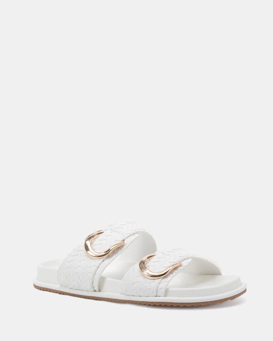 Image of Sandals. Productname: Rosalyn: White - Women's Thongs in Multi colour by brand - Novo