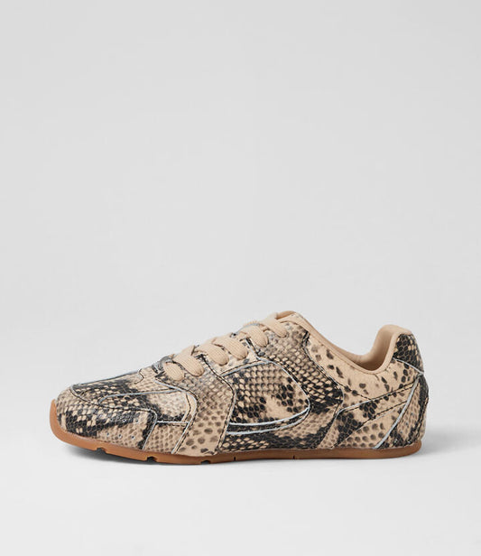 Image of Sneakers. Productname: Lemmo Natural Snake Multi Sneakers in Natural Snake colour by brand - MIDAS