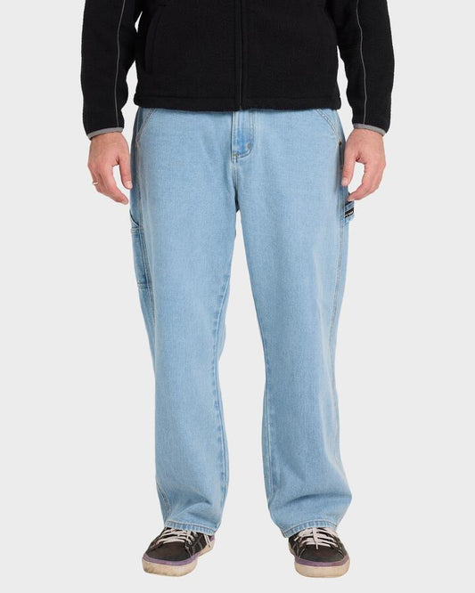 Image of Jeans. Productname: billabong - Mens Smoko Baggy Denim Pants - Stone Blue - in Stone Blue colour by brand - billabong