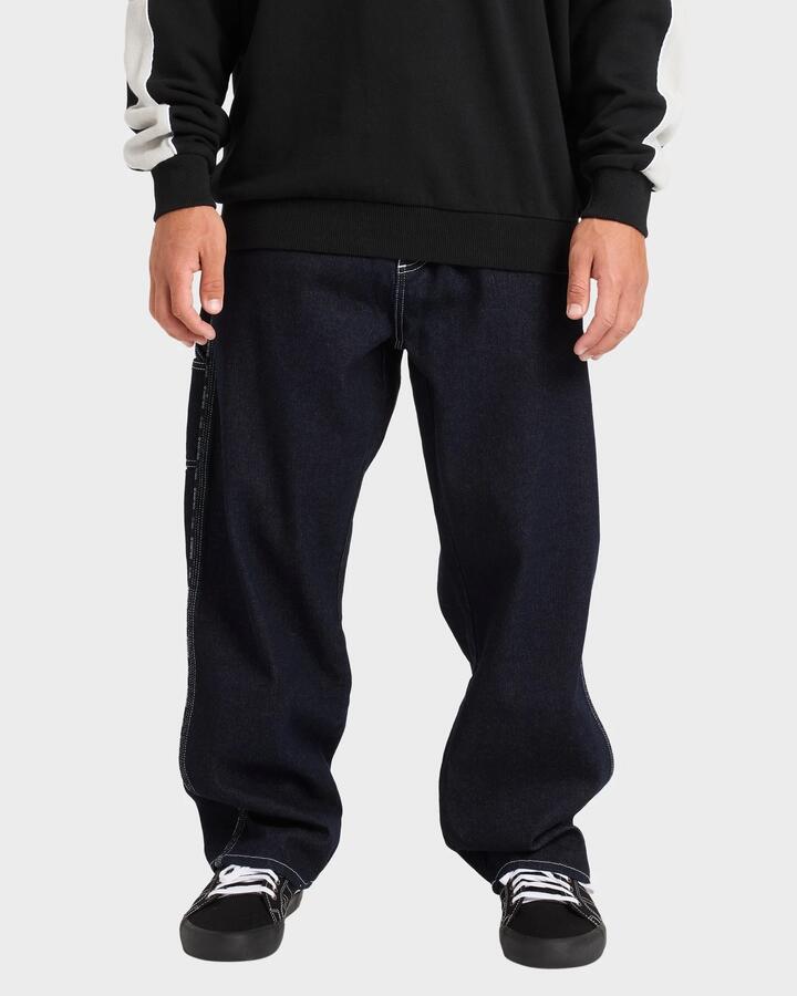 Image of Jeans. Productname: billabong - Mens Spec 73 Chrome Baggy Denim Pants - Dark Denim - in Dark Denim colour by brand - billabong