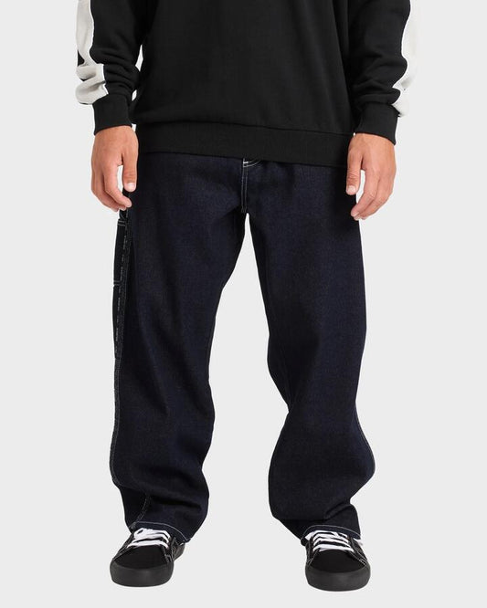 Image of Jeans. Productname: billabong - Mens Spec 73 Chrome Baggy Denim Pants - Dark Denim - in Dark Denim colour by brand - billabong